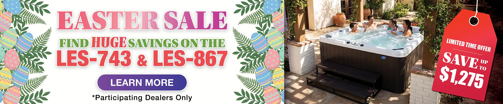 Calspas hot tub being used in a family setting - Springdale