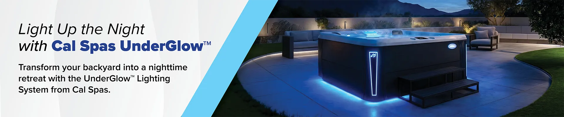 Calspas hot tub being used in a family setting - Springdale